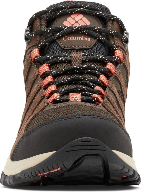 Columbia Redmond III Mid Bottes de Chaussures de randonnée imperméables pour femmes - Bottes de montagne pour femmes - Marron - Taille 37