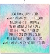 Tegel Met Opdruk | Kado | Cadeau | Moederdag | Lieve mama luister even