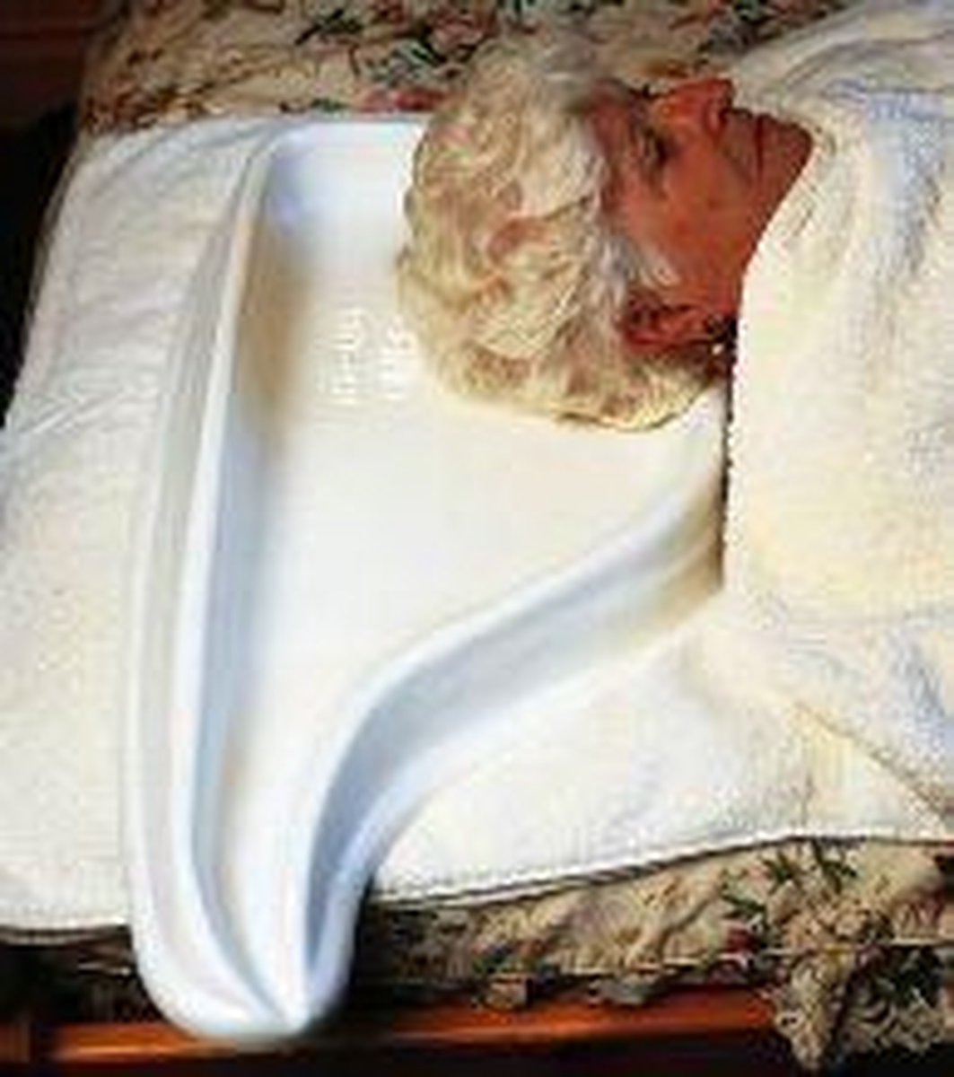 Haarwasbekken voorgevormd voor gebruik in bed- Default