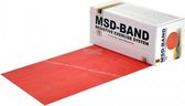 Elastische Therapieband MSD - latexvrij 1,5 m: Medium - rood (per stuk)