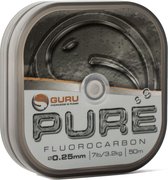 Guru Pure Fluorocarbon - 0.25mm - 50m - Transparant