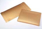 Kartonnen doosjes Goud 9.5x1.6x13.7cm (25 stuks) | Geschenkdoos | Doosjes Karton