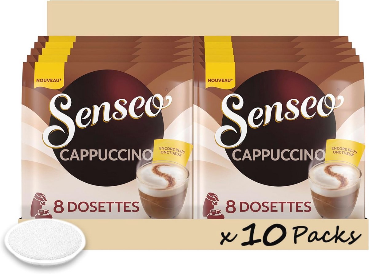 Cappuccino Pads 80 Stuks - Rijke Koffie met Melkschuim