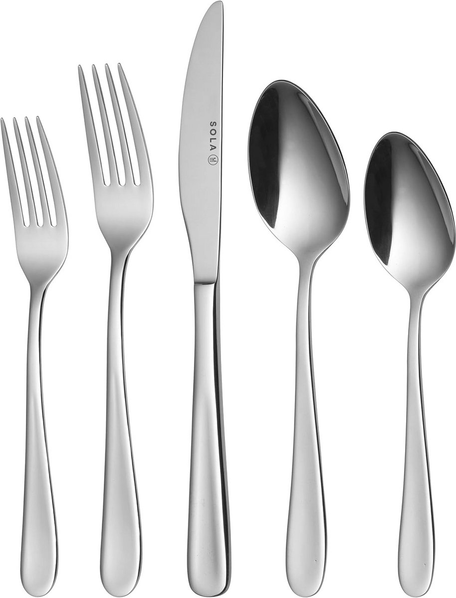 12 Persoons Bestekset - 100 Delig RVS Bestek Set - Vaatwasserbestendig - Zilver