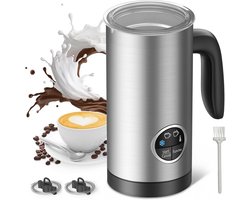 4-in-1 Automatische Melkopschuimer - 300ml, 500W - Zwart