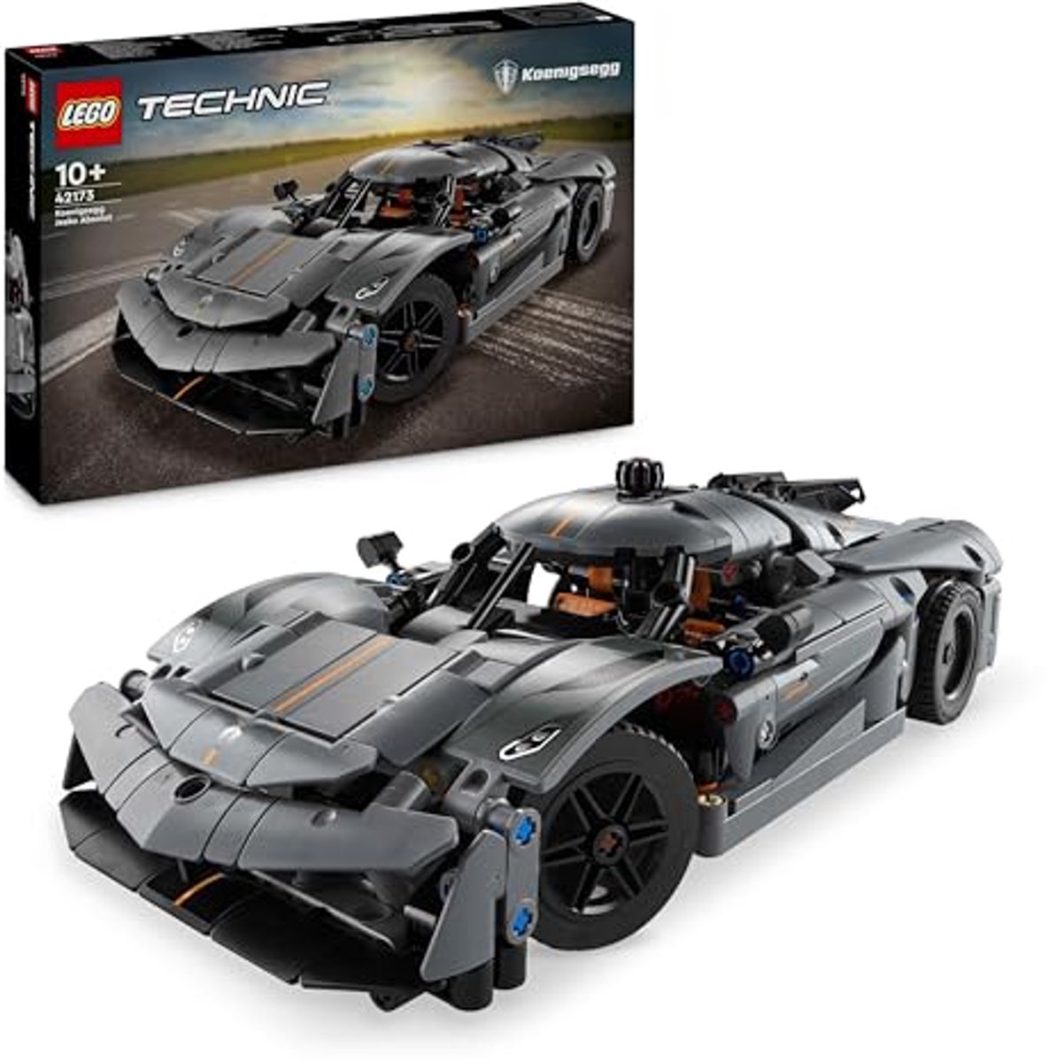LEGO Technic - Koenigsegg Jesko Absolut grijze hypercar - 42173 — afbeelding 10