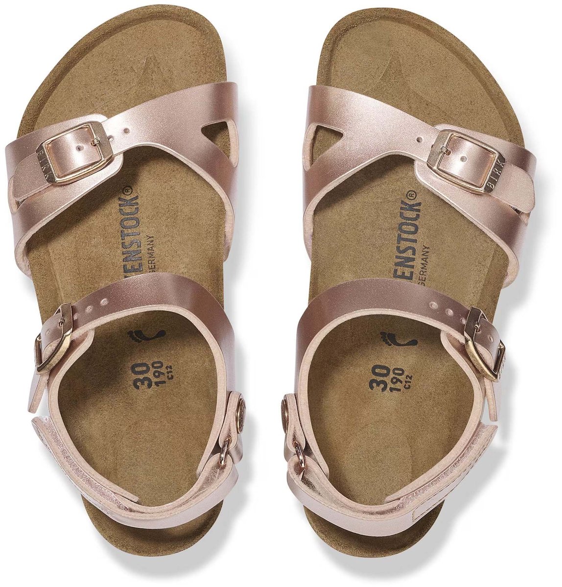 Sandalen Birkenstock Rio Hl Kids Birko Flor Fashion Wear Kinderen Oranje