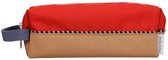 Sticky Lemon Pencil Case/Pennenzak Wonders - Colourblocking - Red Hat + Jane Beige