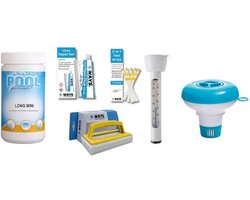 WAYS Zwembad Onderhoudspakket Medium Starter - Voor zwembaden van 2500 tot 25.000 liter - Basisset met pH-regelaars & Chloortabletten