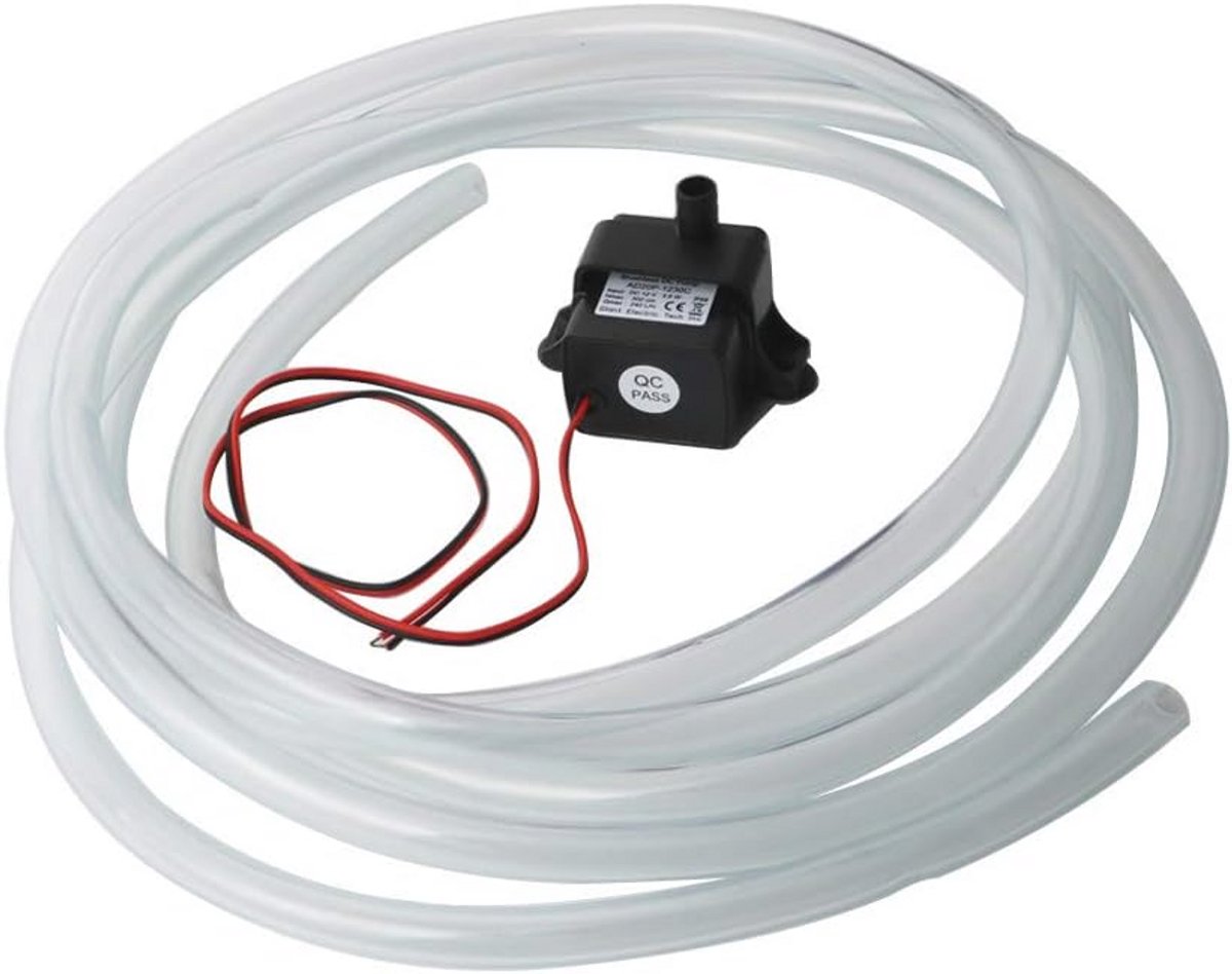 Mini DC Borstelloze Waterpomp voor Aquarium en Fonteinen met 46 cm Kabel