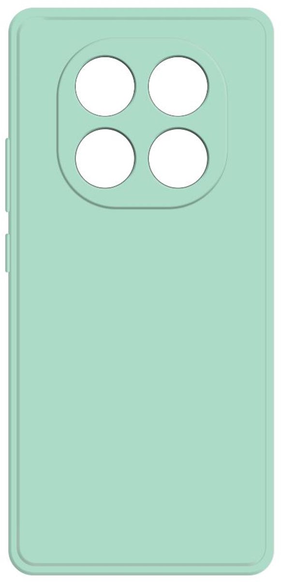 Hoesje voor Xiaomi Redmi Note 14 Pro 4G - Phonesta Color Silicone Back Cover - Mintgroen