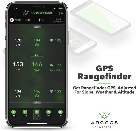 Slimme Golf GPS-afstandsmeter met A.I.-technologie - 3e generatie — afbeelding 5