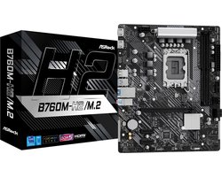Asrock B760M-H2/M.2 Intel B760 LGA 1700 micro ATX