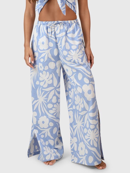 Brunotti Catalin-Swirl Dames Broek | Blauwgeel - L