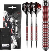 KOTO darts Dartscheiben LED Surround Schwarz - USB - Hochwertiger Dart für alle - Auffamgring