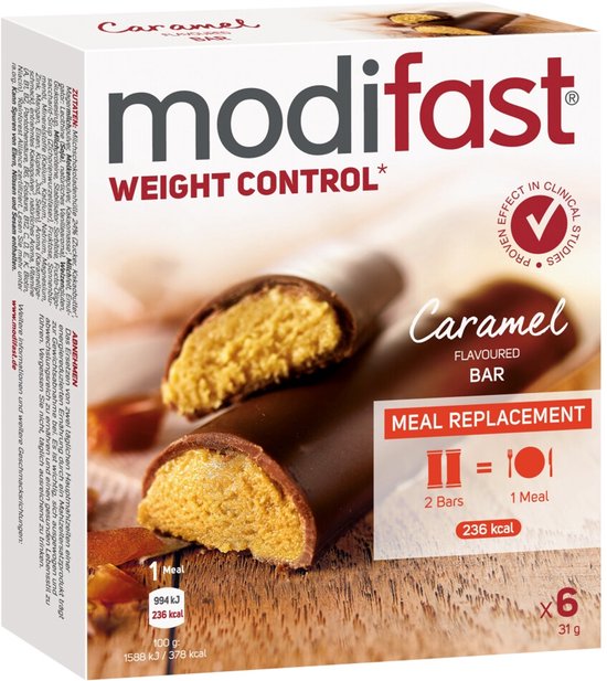 Modifast Repen Karamel - 6 x 186 gr - Voordeelverpakking — afbeelding 5