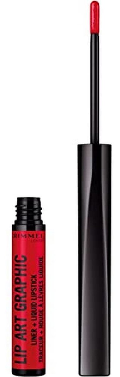 Rimmel - Vloeibare Lippenstift en Lip Art Grafisch Potlood - 860 Go Hard