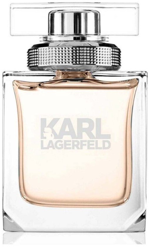 Karl Lagerfeld Eau de Parfum 85ml avec un liquide rose pâle.
