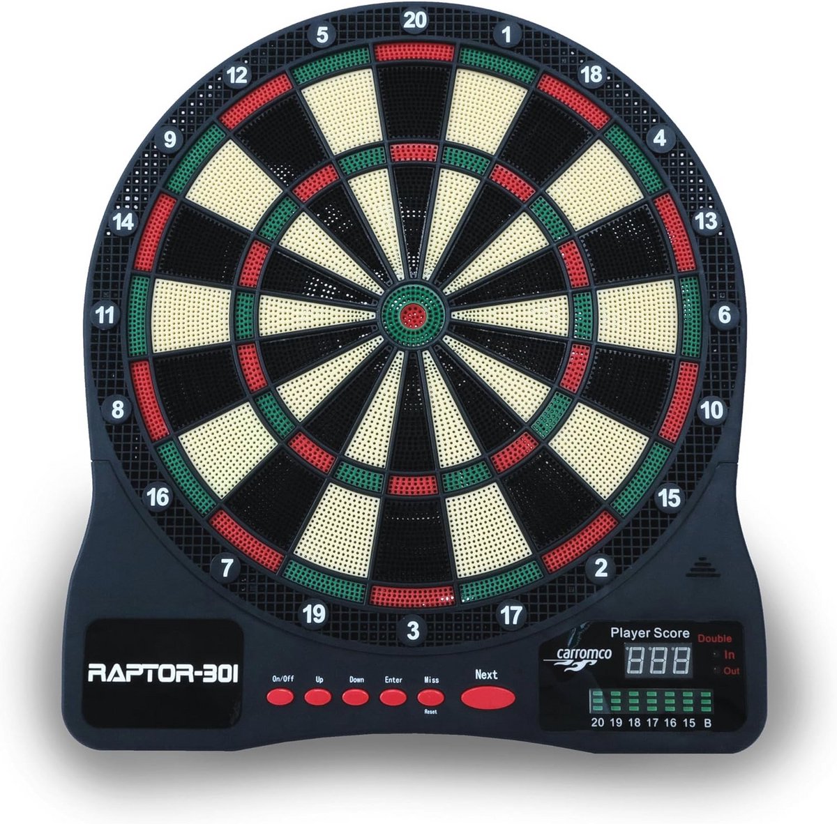 Elektronisch Dartbord - E-dartboard 44,4 x 39,5 x 2,2 cm - Zwart