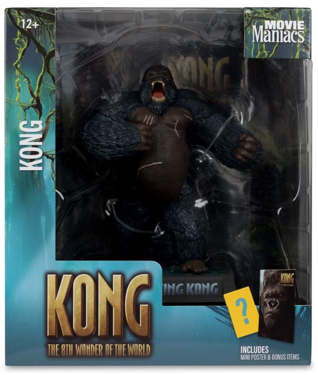 King Kong (2005) Movie Maniacs PVC Statue Kong 17 cm - The Movie Store