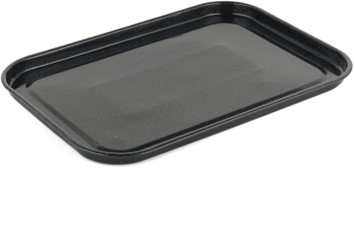 Salter Bakplaat 36 cm Romano Emaille Vaatwasmachinebestendige Ovenplaat Zwart