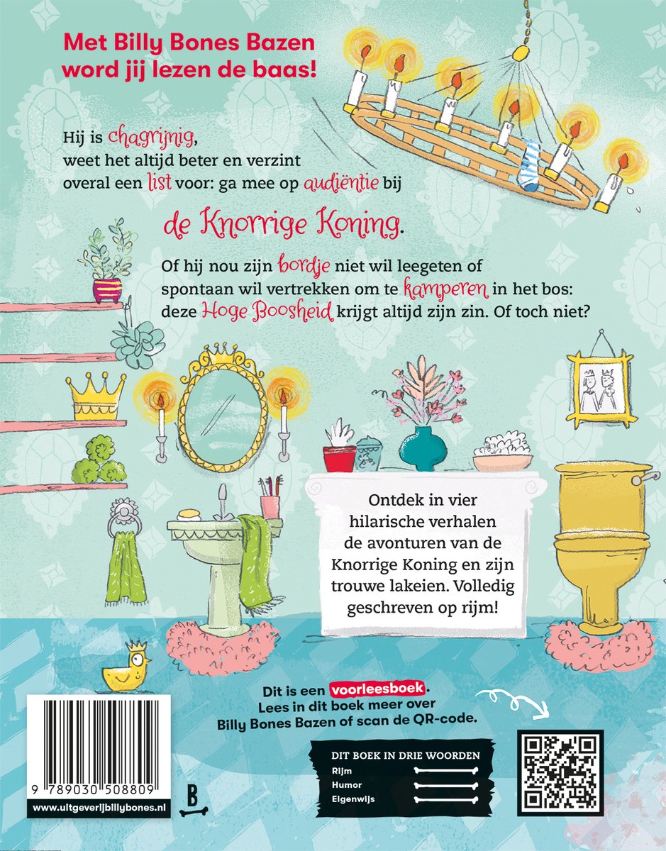 De Knorrige Koning 1 - De Knorrige Koning - back cover