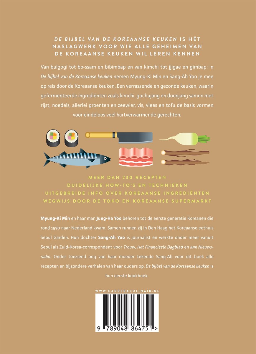 Landenbijbels 12 - De bijbel van de Koreaanse keuken - back cover