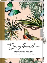 Dagboek met cijferslot butterfly. 16+