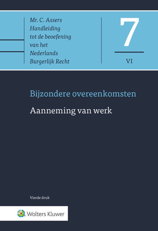 Asser-serie 7-VI - Aanneming van werk - cover