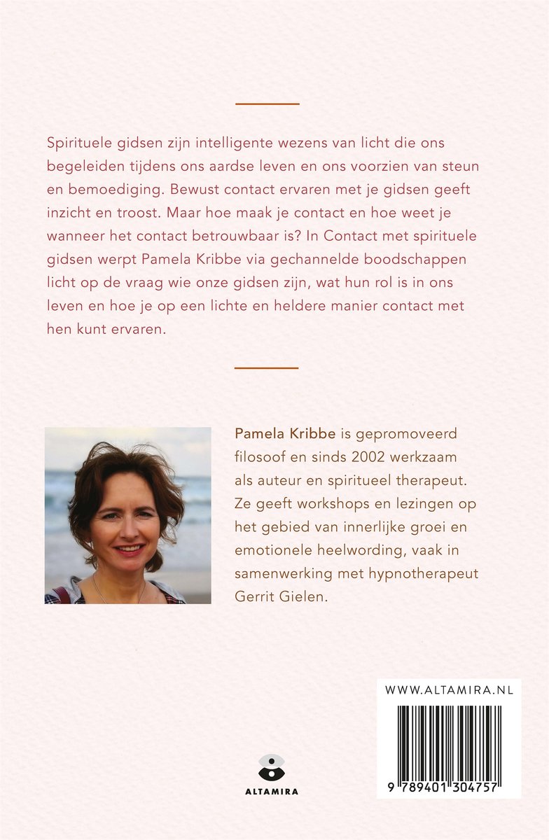 Contact met spirituele gidsen - back cover