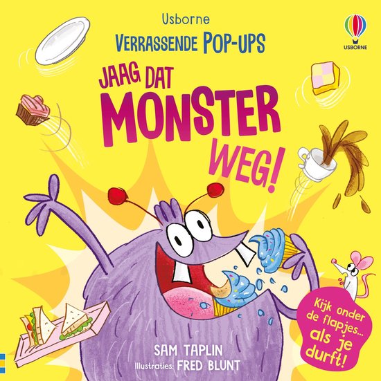 Verrassende pop-ups 1 - Jaag dat monster weg! - cover