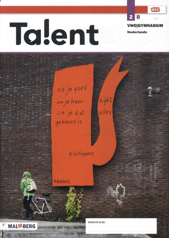 9789402074529 - Talent 2B vwo/gymnasium