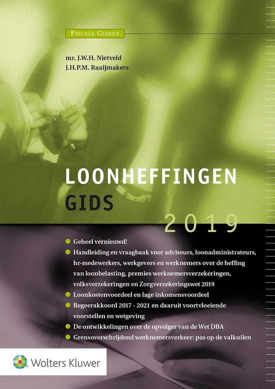 Loonheffingengids 2019 - cover