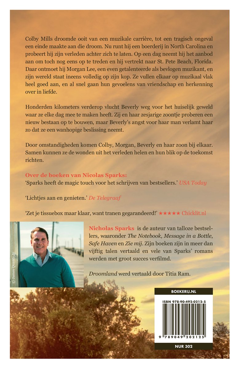 Droomland - back cover