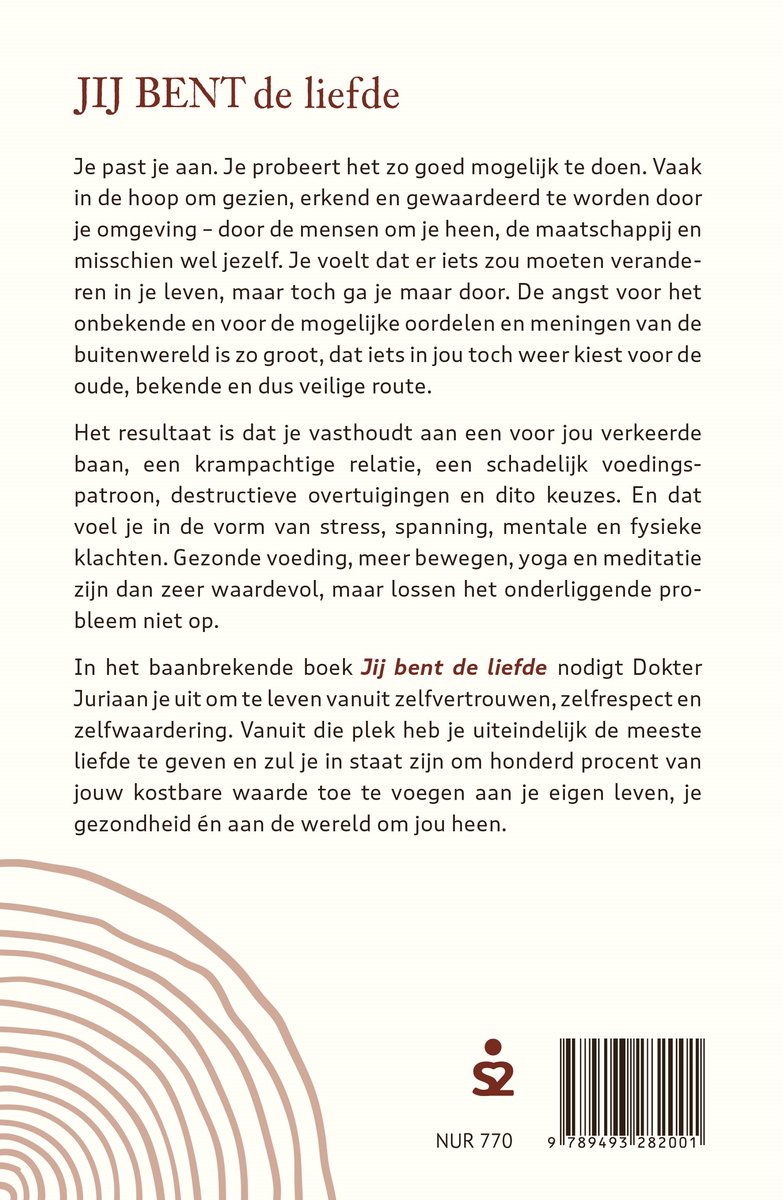 Jij bent de liefde - back cover