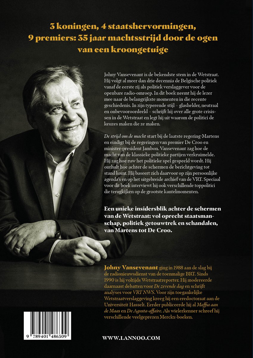 De strijd om de macht - back cover