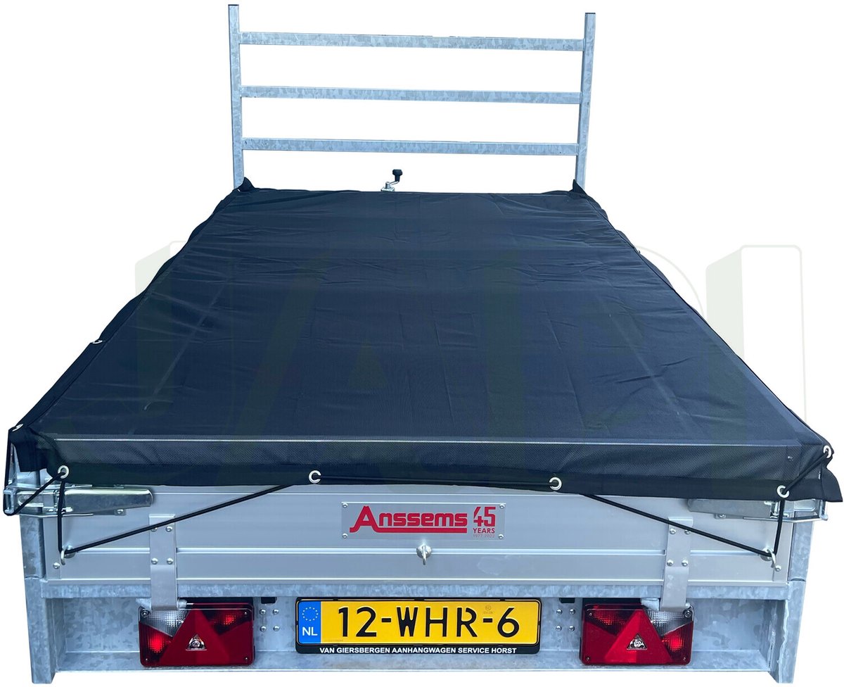 Ladingnet fijnmazig 350g/m2 320x190 cm zwart