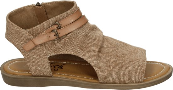 Blowfish – J4353 DENVER – Platte sandalenDames Sandalen – Kleur: Cognac – Maat: 40