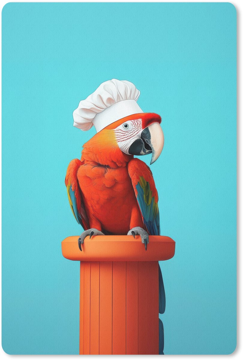 Muismat 18x27 cm - Mousepad Ara - Koksmuts - Sokkel - Grappig - Muismatten