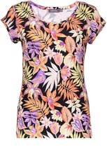 Geisha T-shirt Kate T Shirt Met Bloemen Print 52134 60 Coral/purple Dames Maat - XS