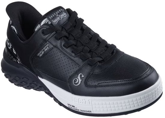 Baskets à enfiler Skechers SIZZLE SNOOP SIZZLE TOKE pour homme 251170 BLK
