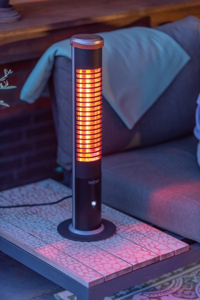Sunred Apollo Ultra 1200 W - Tabletop Patio Heater - Black
