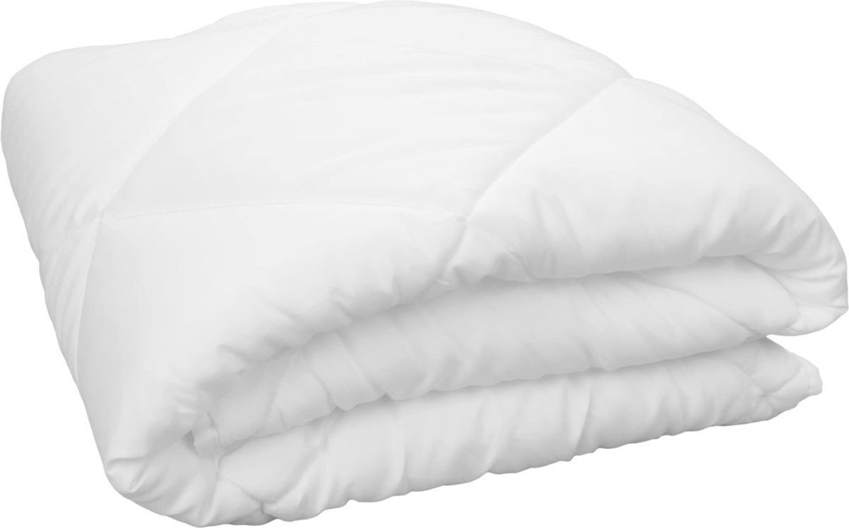 Unyqoos Warm en Comfortabel Kinderdekbed voor Babybedden - 100 x 135 cm - Zacht, Veilig en Ecologisch wit
