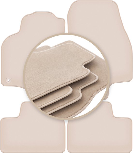 Tapis beiges PREMIUM pour : Opel Astra G cabriolet, Coupé, Bertone 1998-2009