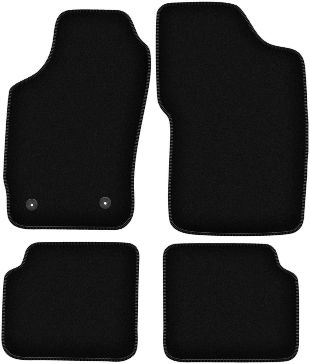 BASIC zwarte veloursmatten voor: Peugeot 205 hatchback (1983-1998)