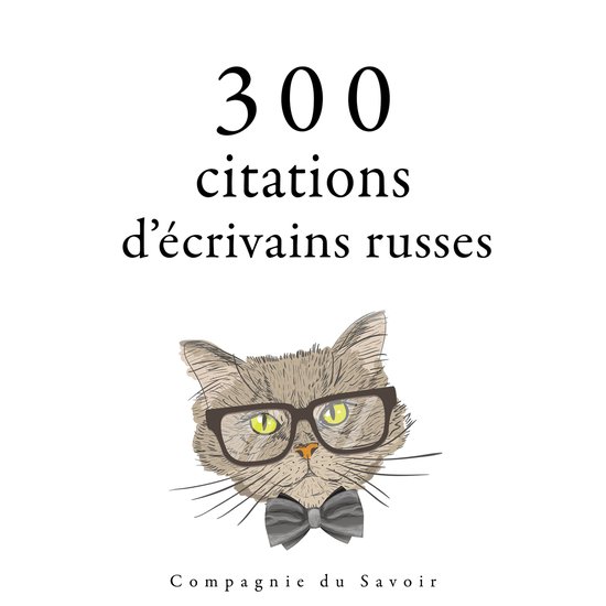 300 citations d'écrivains russes - cover