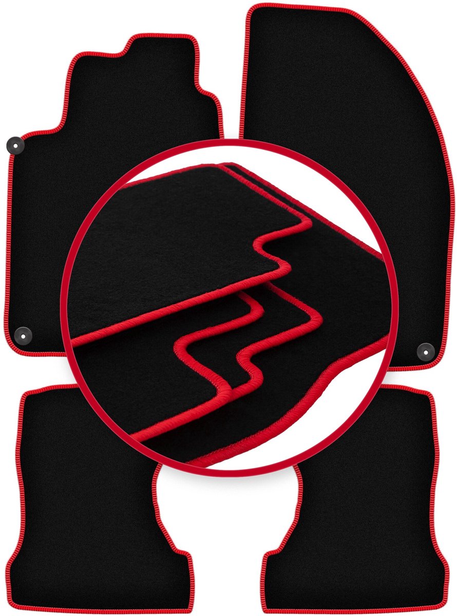 CARLUX-RED automatten voor: Lancia Kappa coupé (1994-2001)