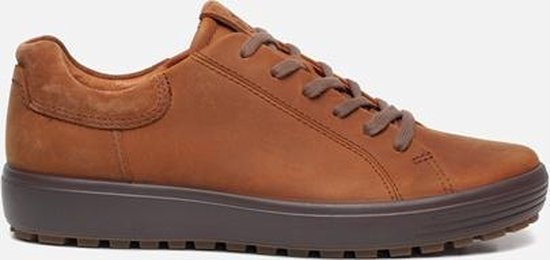 Ecco Soft 7 tred M veterschoenen cognac - Maat 44 | bol.com
