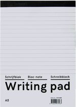 Schrijfblok Qbasic A5 lijn 160blz 60gr | 10 stuks
