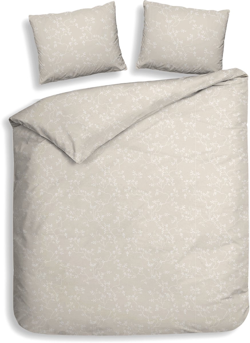 Heckettlane Alloro Dekbedovertrek - Tweepersoons - 200x200/220 cm - Desert Sand